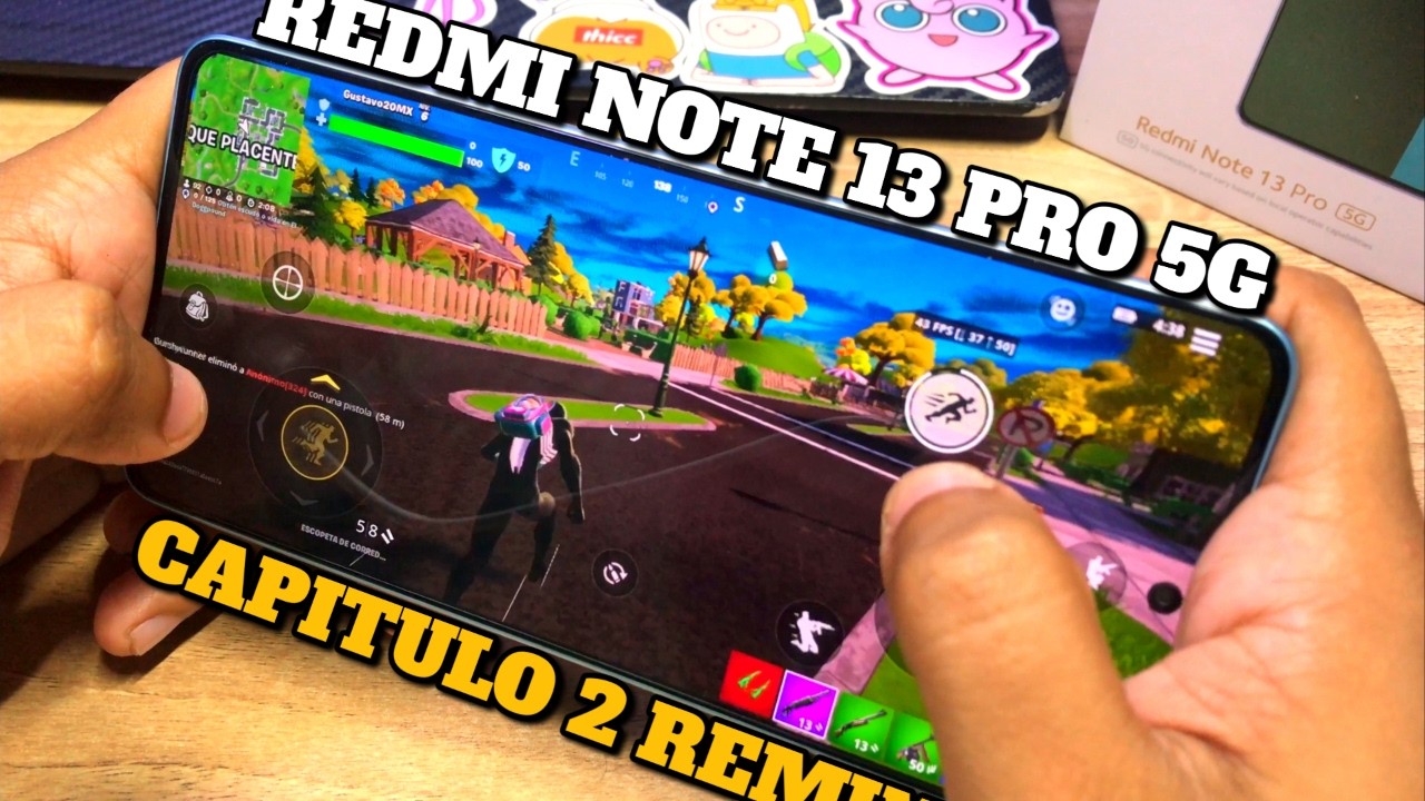 ¿Se puede jugar FORTNITE en el Redmi Note 13 Pro 5G? Snapdragon 7s Gen 2 | Test Gaming
