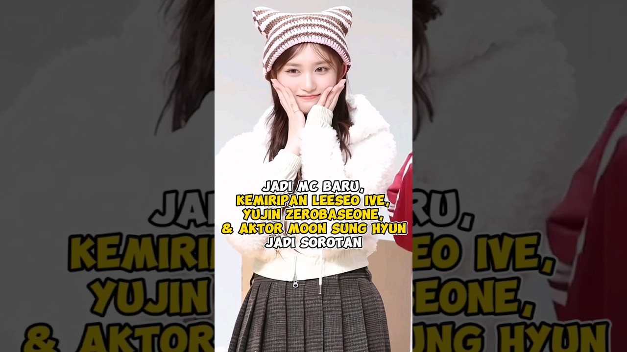 Jadi MC baru, Kemiripan Leeseo IVE, Yujin ZEROBASEONE, dan aktor Moon Sung Hyun #kpop #shorts