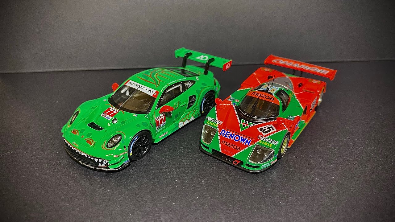 MOTORHELIX MAZDA 787B And MINIGT GTD PRO REXY REVIEW