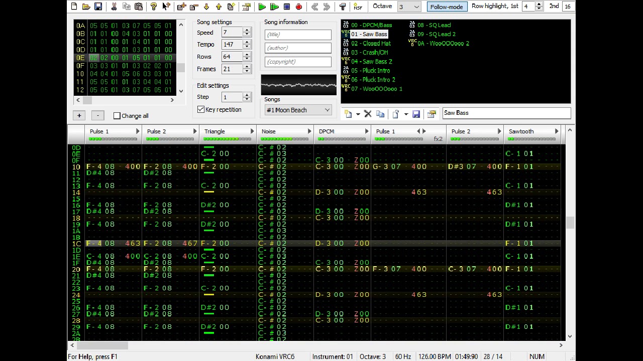 FamiTracker Cover - Streets of Rage - Moon Beach