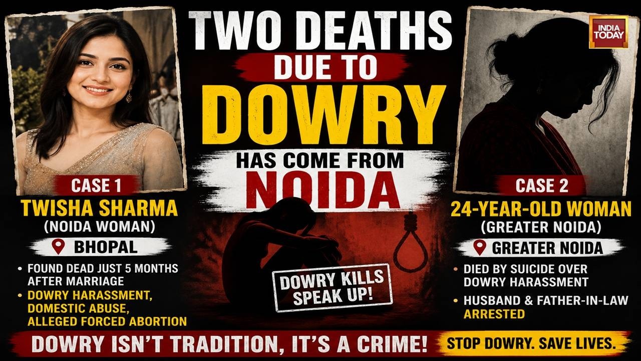 LIVE: Noida Dowry Horror | NOIDA SHOCKER: TWO WOMEN DIE IN SUSPECTED DOWRY DEATH CASES | India Today