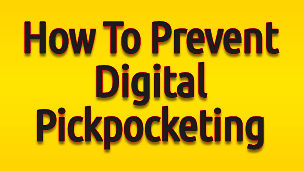Digital Pickpocketing - What It Is & How To Stop It With A RFID Blocker