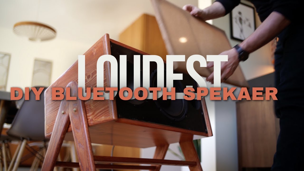 DIY Bluetooth Speaker Build. Full Build Video and Demo