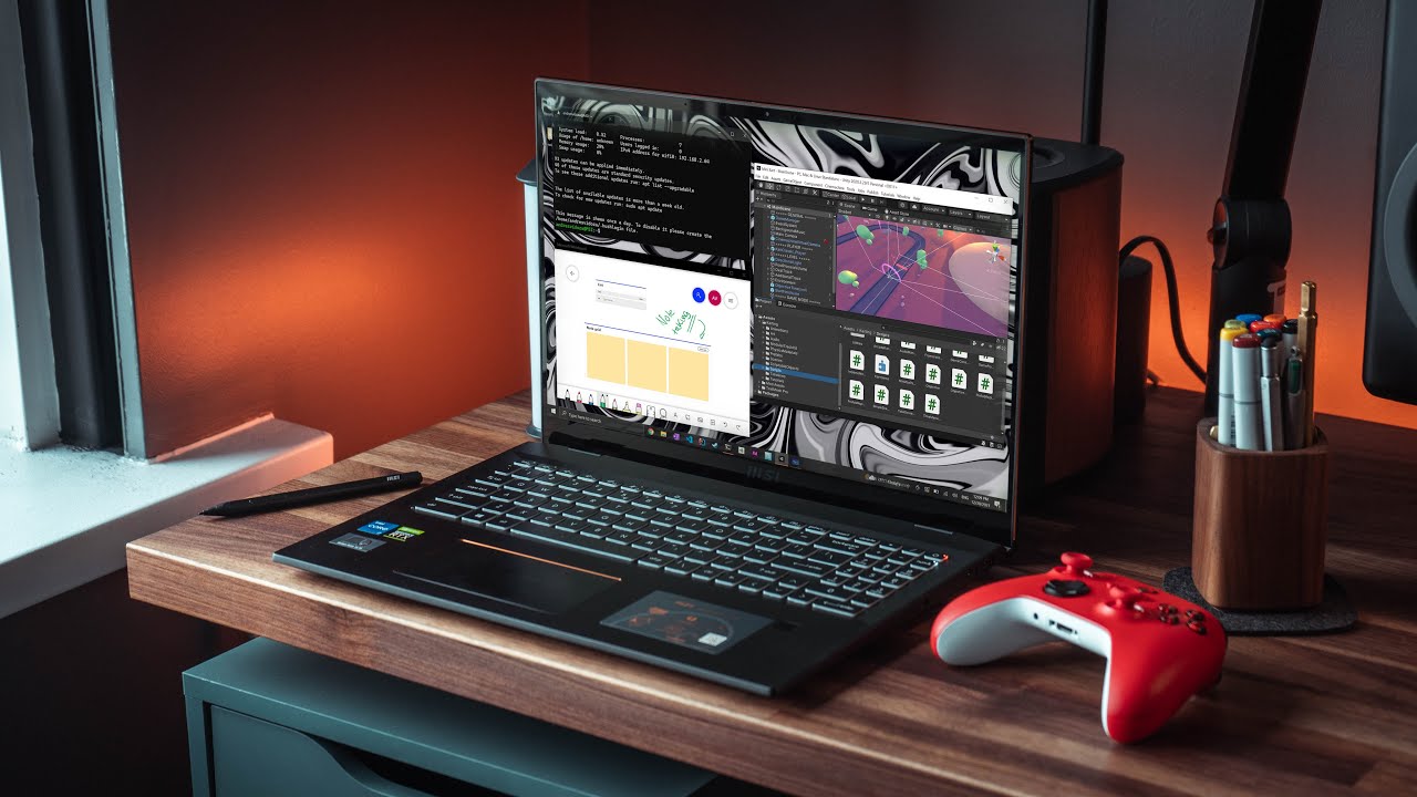 A Good Laptop Choice for Computer Science Students - MSI Summit E16 Review (WSL, UNITY, JAVA)