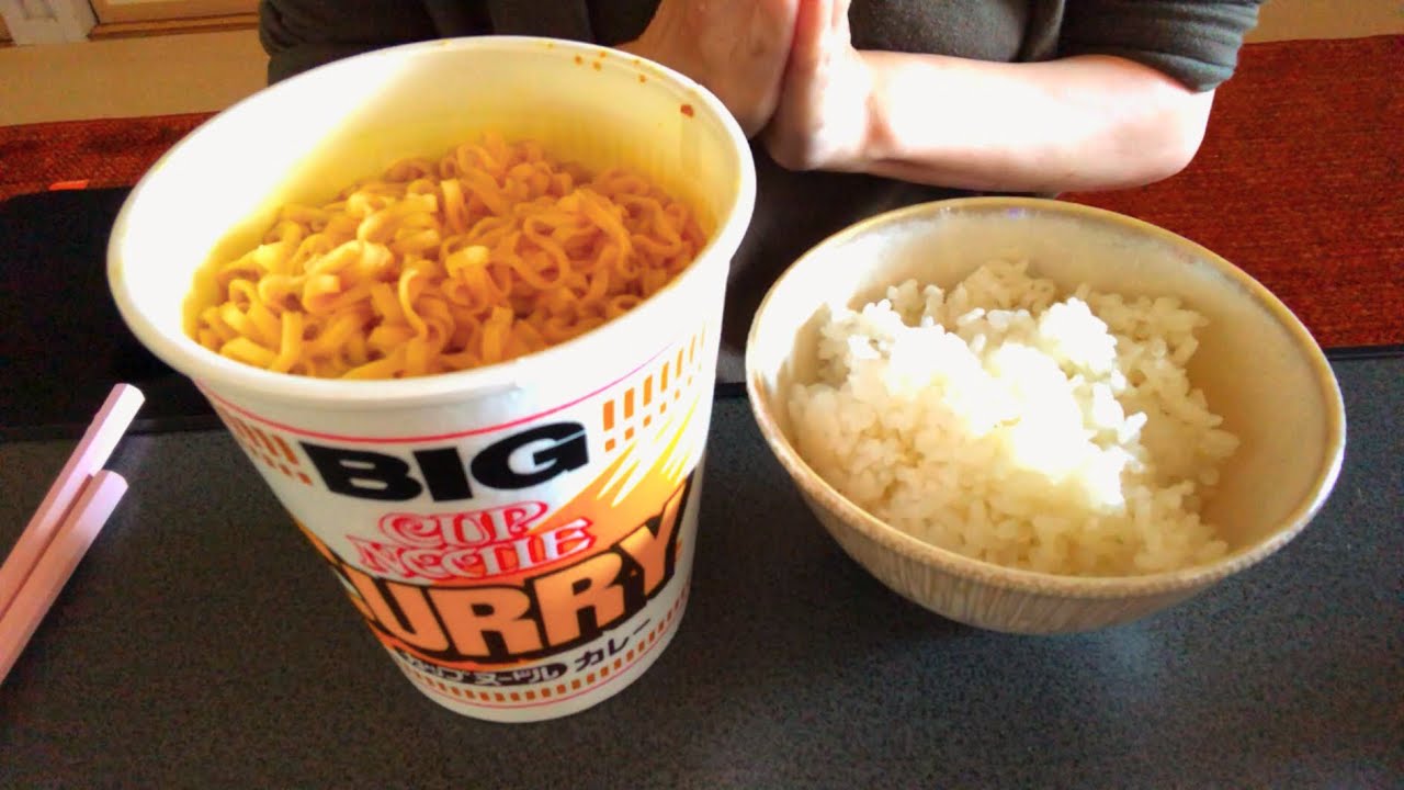 【ASMR】カップヌードルカレー編