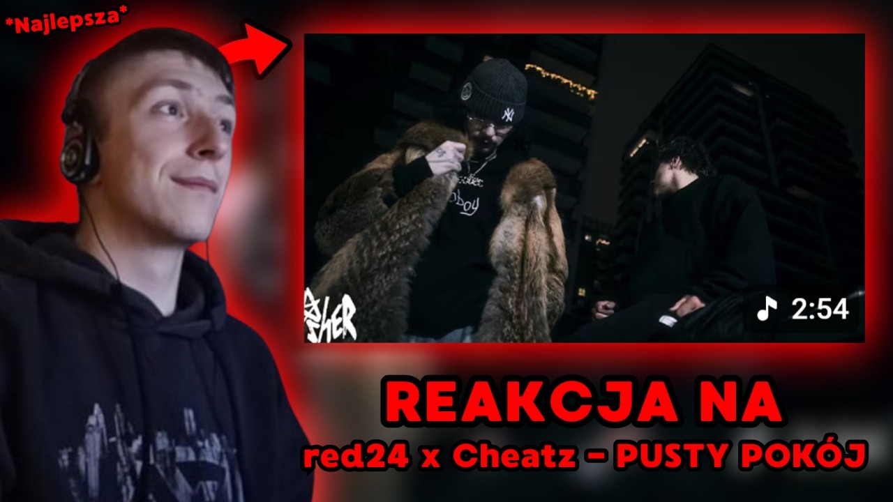 NAJLEPSZA NUTA Z CHEATZEM | red24 x Cheatz - PUSTY POKÓJ | EXCEL REAKCJA
