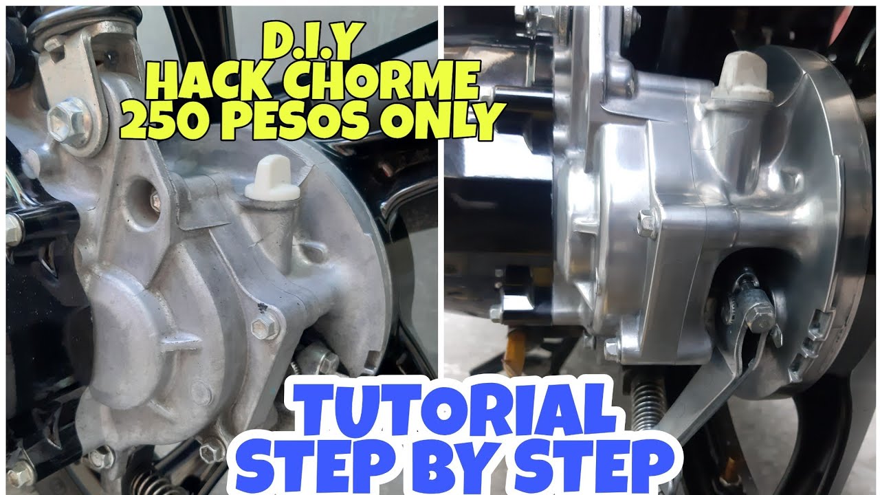 D.I.Y Chrome hack / Crankcase Mio I / Metal Polish & sand paper / VLOG #06