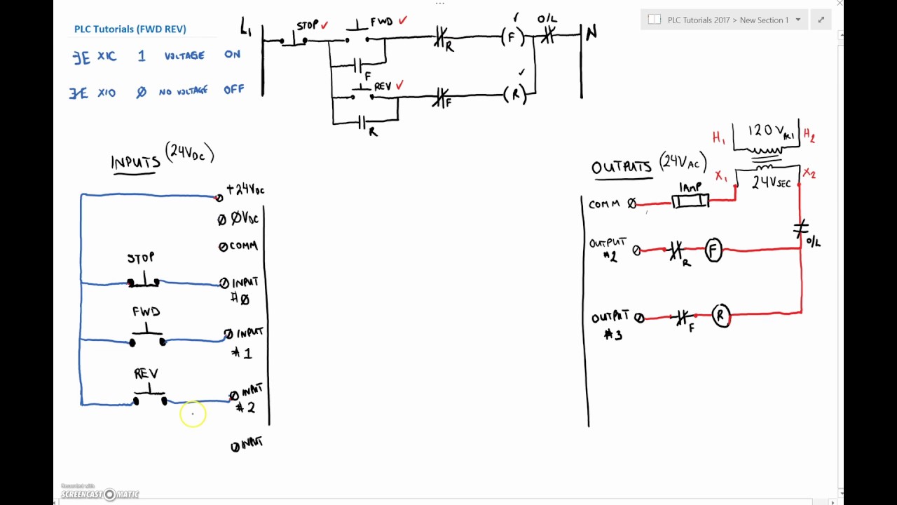 PLC Tutorial (TwidoSuite) #5 (FWD REV Open Loop Control Explanation)