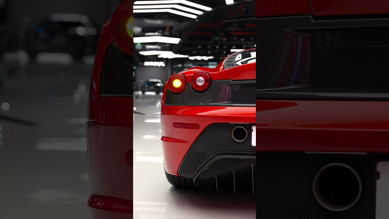 ASMR of Ferrari F430 Scuderia😮&zwj;💨 #carsofyoutube #ferrari #f430 #scuderiaferrari #cardealership