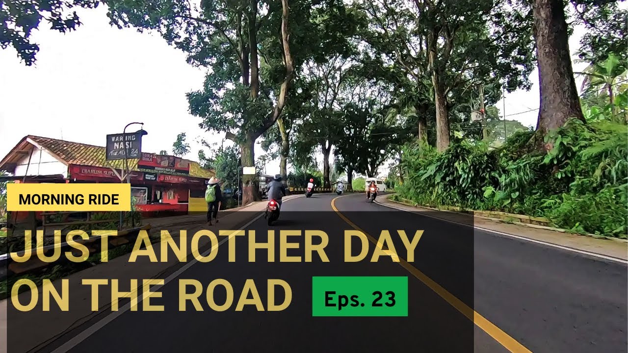 Morning Ride: Cikalongkulon - Cianjur #19 | Rural to Urban. Pure Road Ambience, No Talking