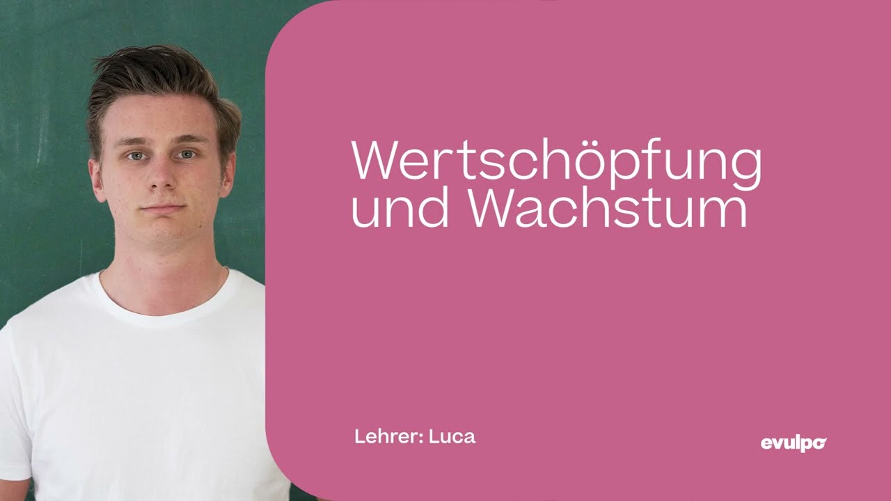 Grundwissen Wirtschaftspolitik – Lektion 1: Wertschöpfung und Wachstum
