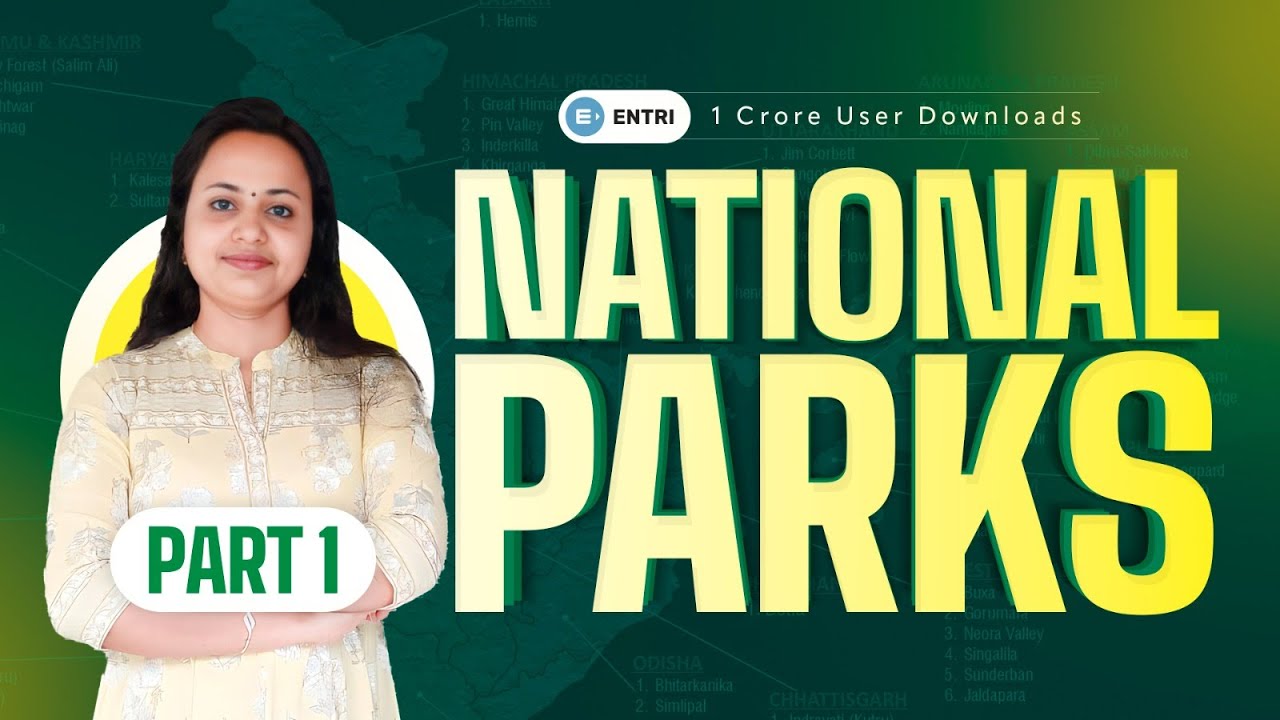 National Parks Part 1 | Learn General Awareness Short Tricks | Entri SSC RRB