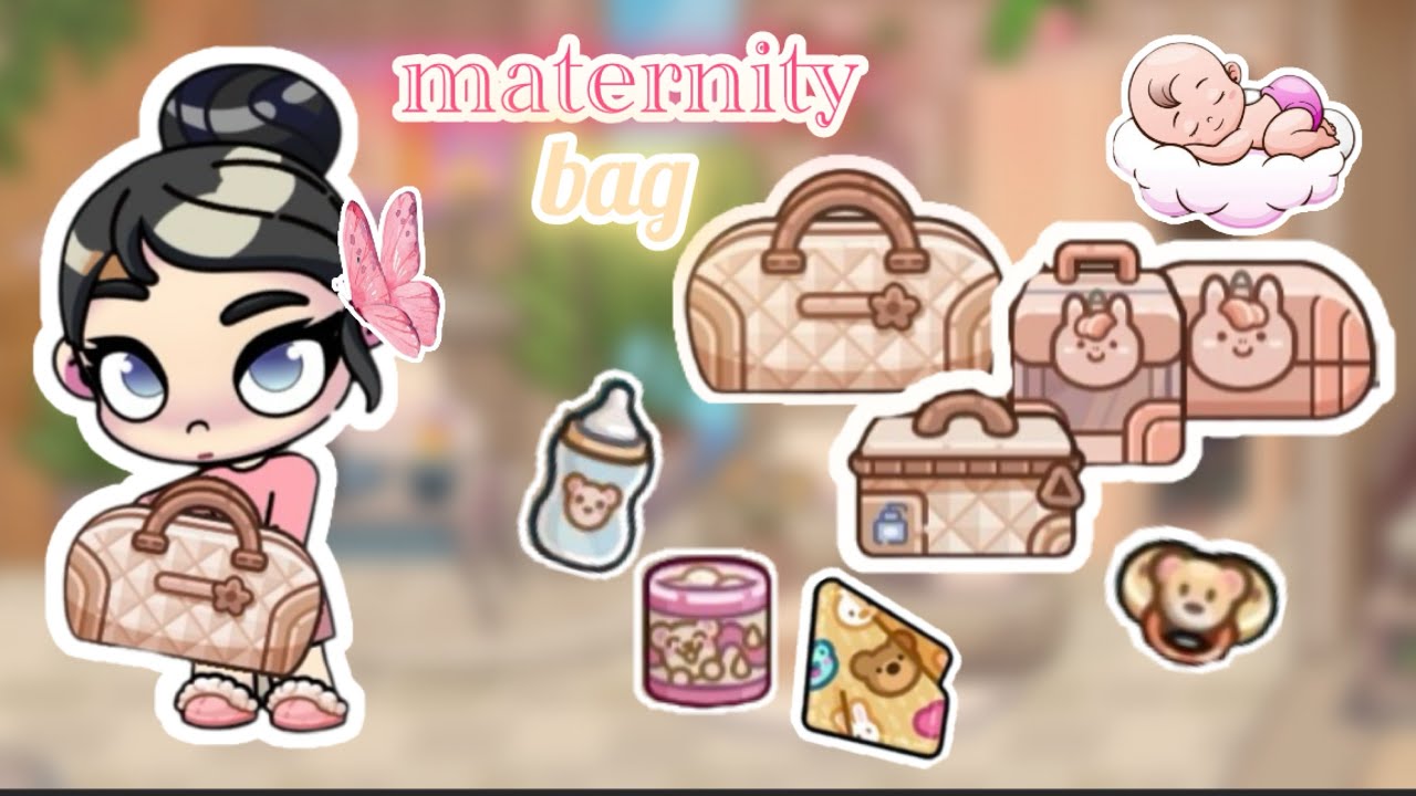 Packing a baby's bag for delivery 🤰🏻👶🏻🍼 تجهيز حقيبة الطفل للولادة👶🏻🍼😍 avatar world #avatarworld r
