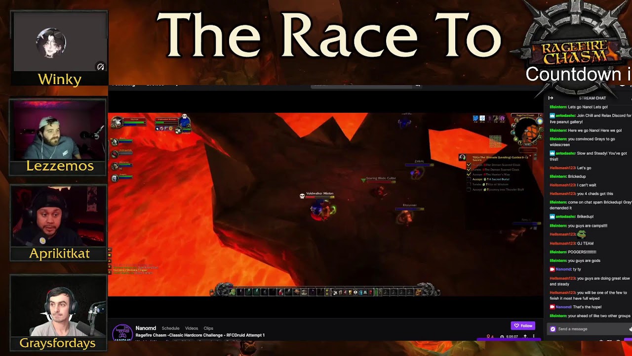 HARDCORE Tournament | Race To Ragefire Chasm! DEATH = DELETE !Tournament