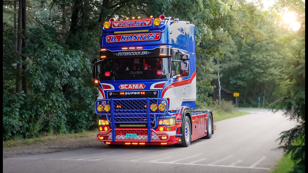 Dieselpark Truckmeet 24 | Truckshow with Volvo, DAF & Scania V8 open pipes sound & more Show Trucks