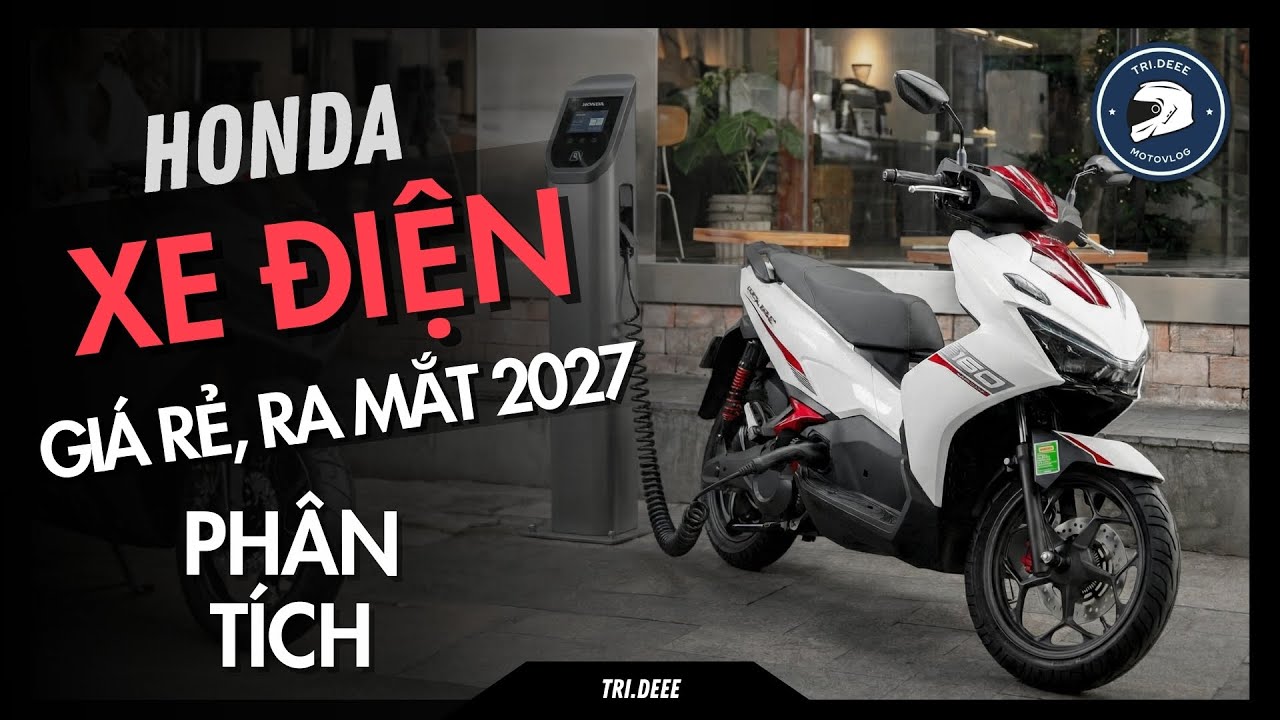 NĂM SAU, HONDA SẼ RA MẮT 2 XE MÁY ĐIỆN GIÁ RẺ: SẼ CÓ VISION VÀ AIR BLADE ĐIỆN? | TRÍ ĐÊ MOTOVLOG