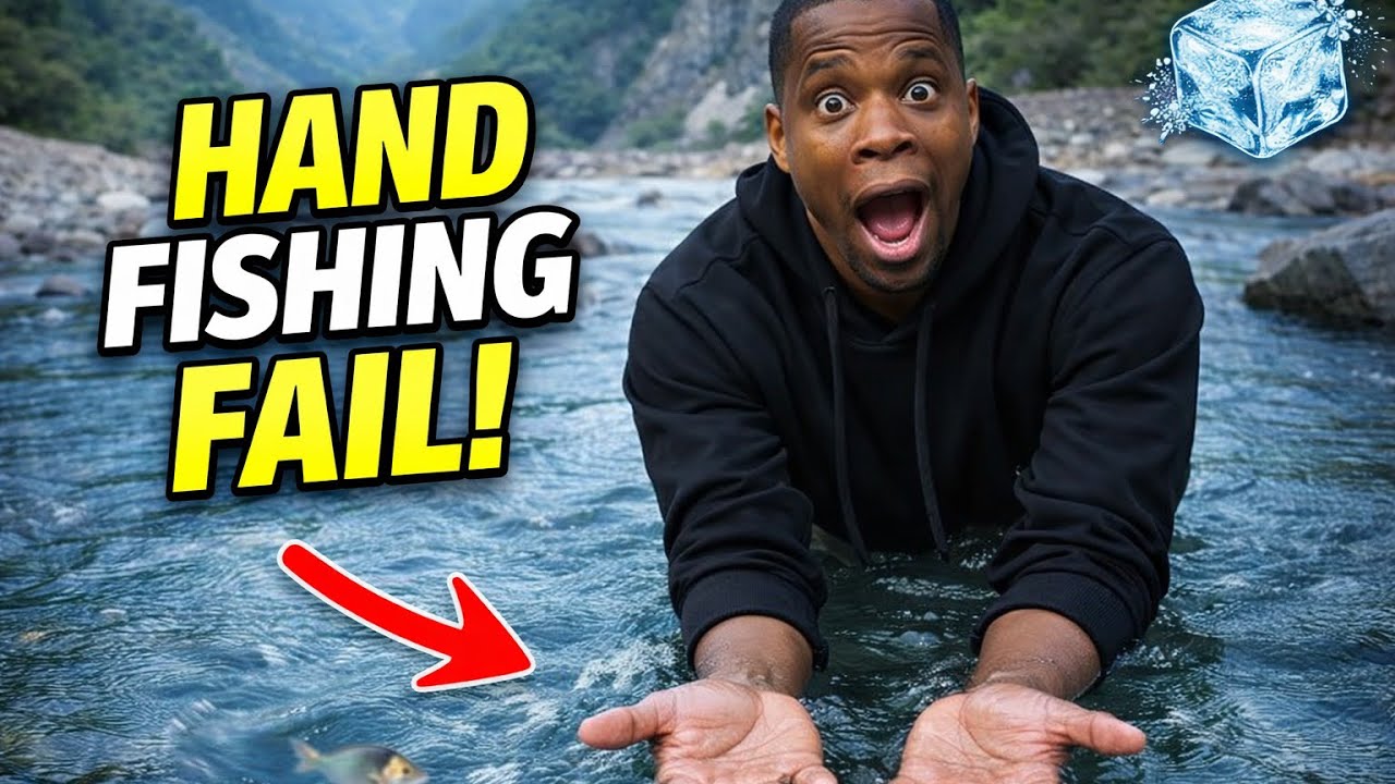 Bare Hand Fishing With Friends Gone Wrong In Wild River