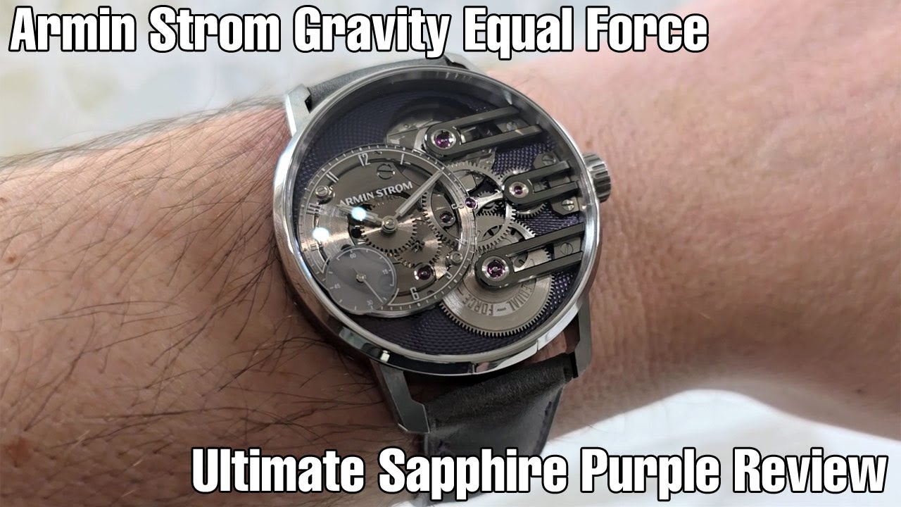 Armin Strom Gravity Equal Force Ultimate Sapphire Purple Review