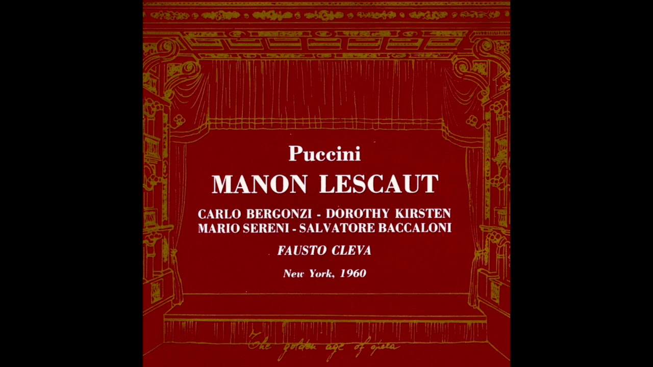Carlo Bergonzi's amazing Met seasons 1958 - 1960