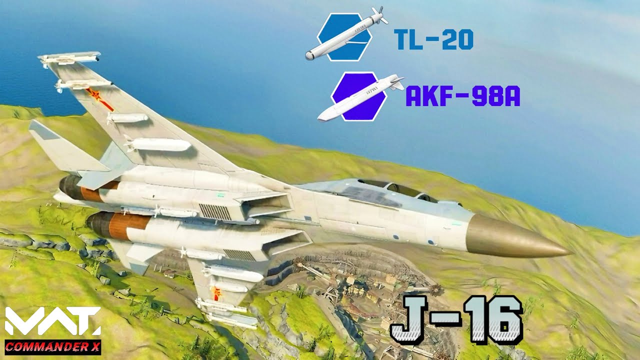 MWT Chinese J-16 Loaded TL-20 & AKF-98A MK-3 Missile | MWT Gameplay