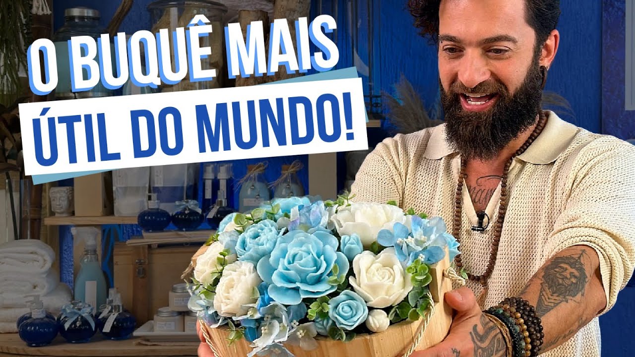 APRENDA A FAZER BUQUÊ DE SABONETE!UMA DECORAÇÃO PERFUMADA PARA VIDA TODA  |  PETER PAIVA