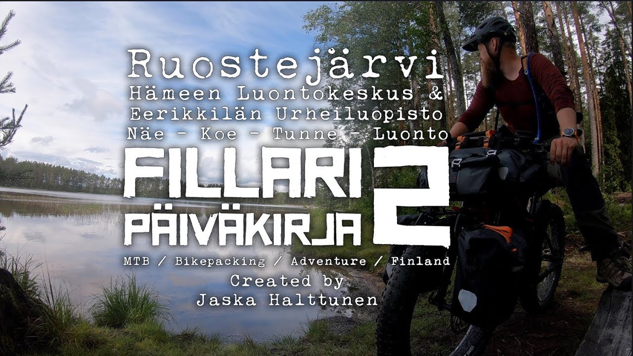 Bikepacking retki Tammelan Ruostejärvelle