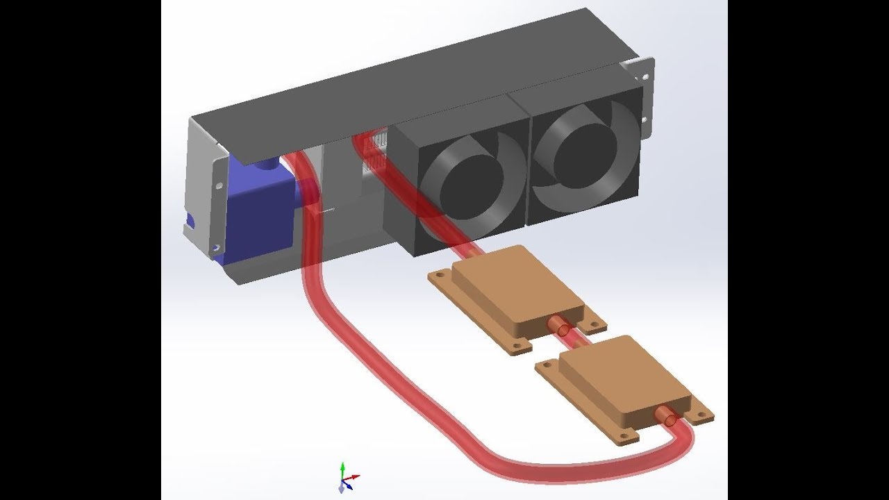 [易富迪科技 EFD Corp.] FloTHERM XT closed loop liquid cooling settings