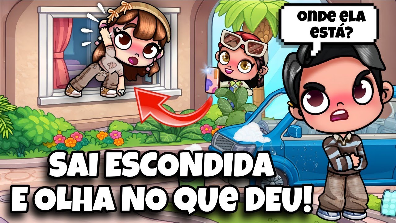 O PAPAI ME PROIBIU DE VER ELE...MAS EU DEI UM JEITO!🏃‍♀️💨 AVATAR WORLD/Rotinas e Historias