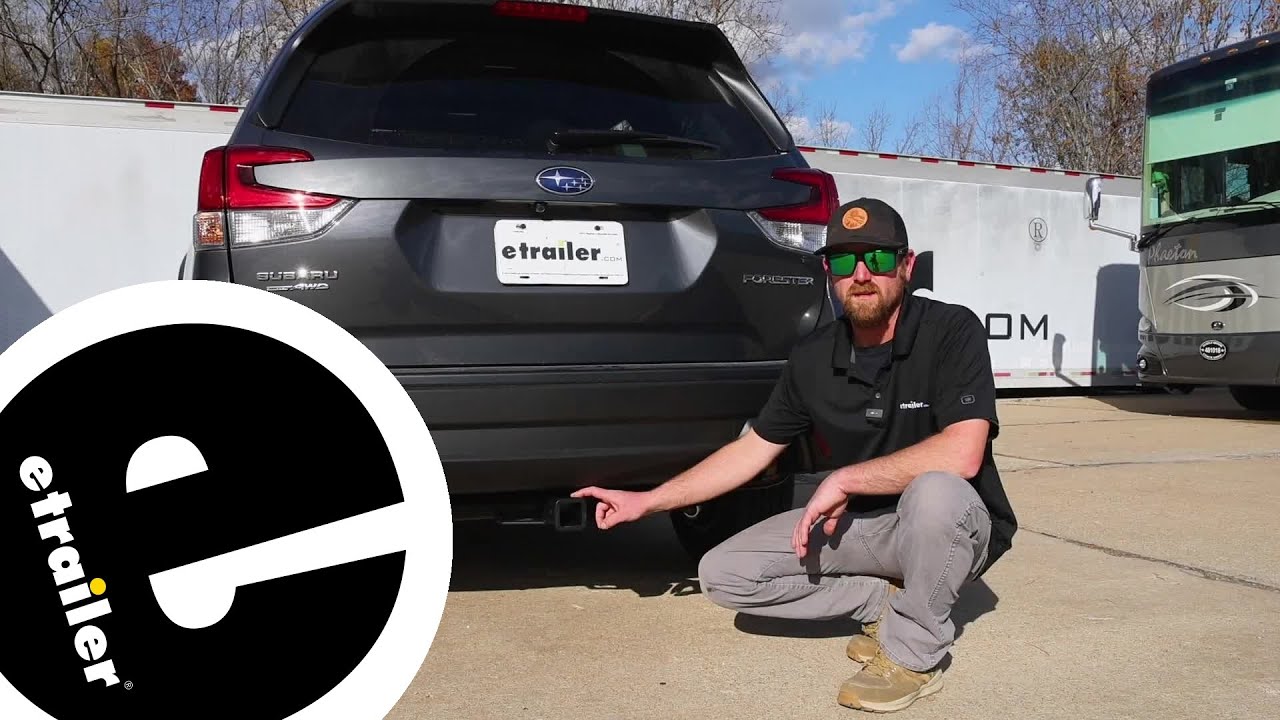 How to Install the etrailer Trailer Hitch Receiver on a 2023 Subaru Forester