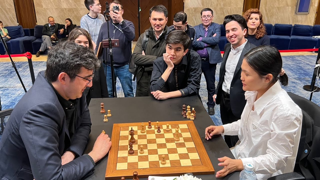 The Most Intense Post-Game Analysis | Bibisara holds Kramnik to a draw | Satty Zhuldyz Rapid