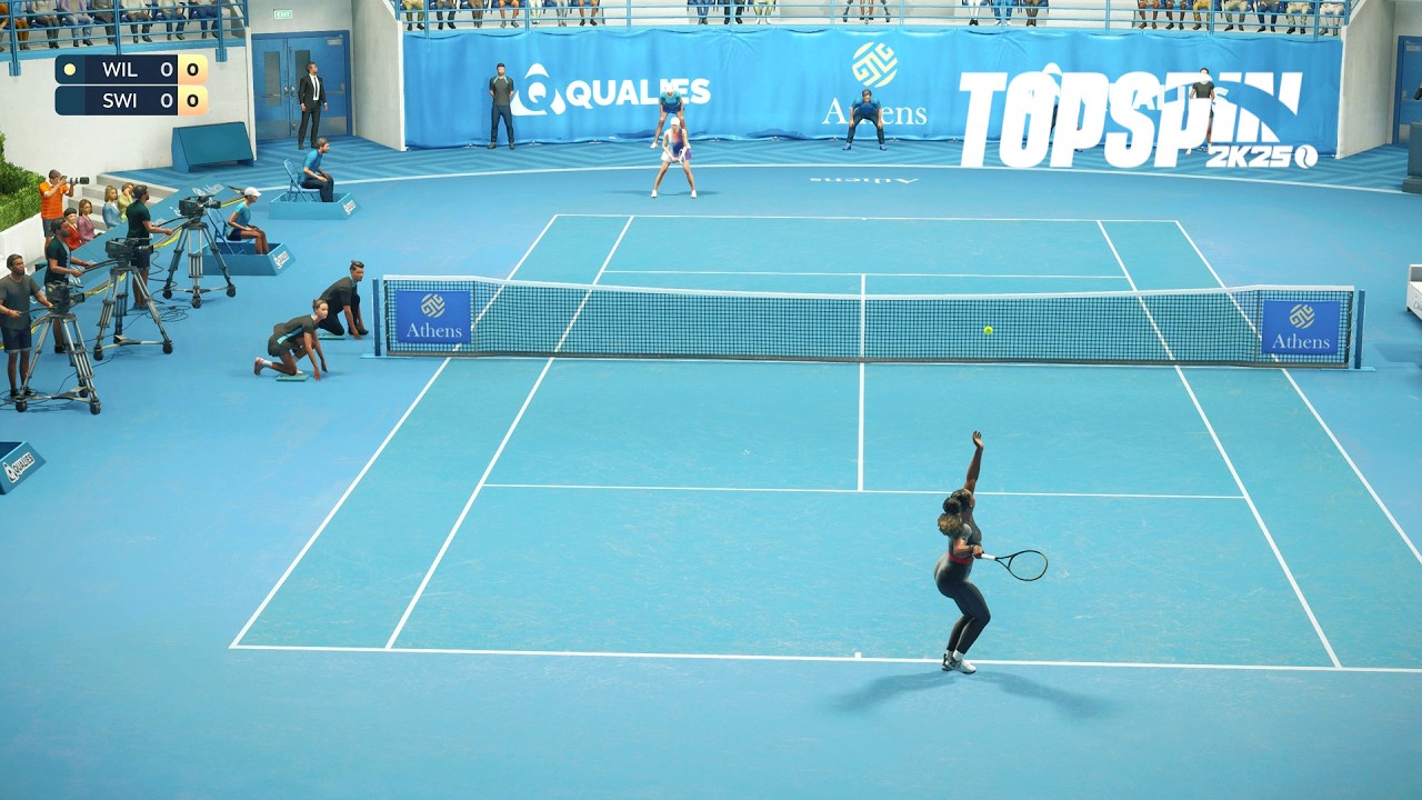 Top Spin 2K25 - Serena Williams Vs Iga Swiatek I Athens Arena I Legend AI (PS5)
