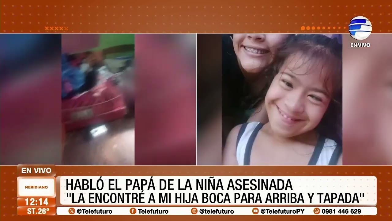 Habló el papá de la niña asesinada