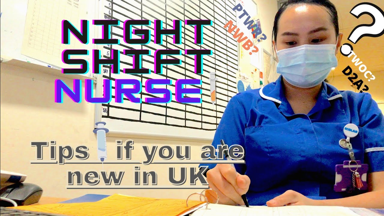 NIGHT SHIFT NURSE VLOG + must know terms for new nurses in the UK