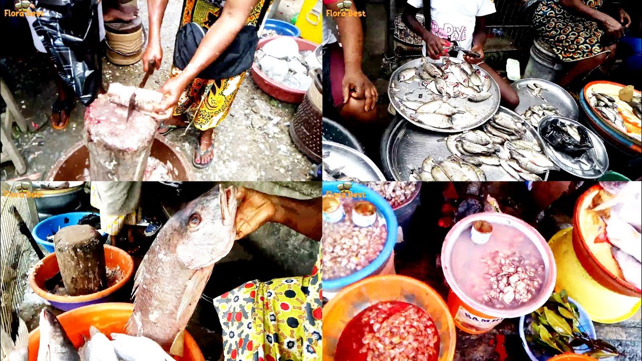 LARGEST SEAFOOD MARKET IN PORT HARCOURT NIGERIA : THE MOST POPULAR FRESH FISH MARKET