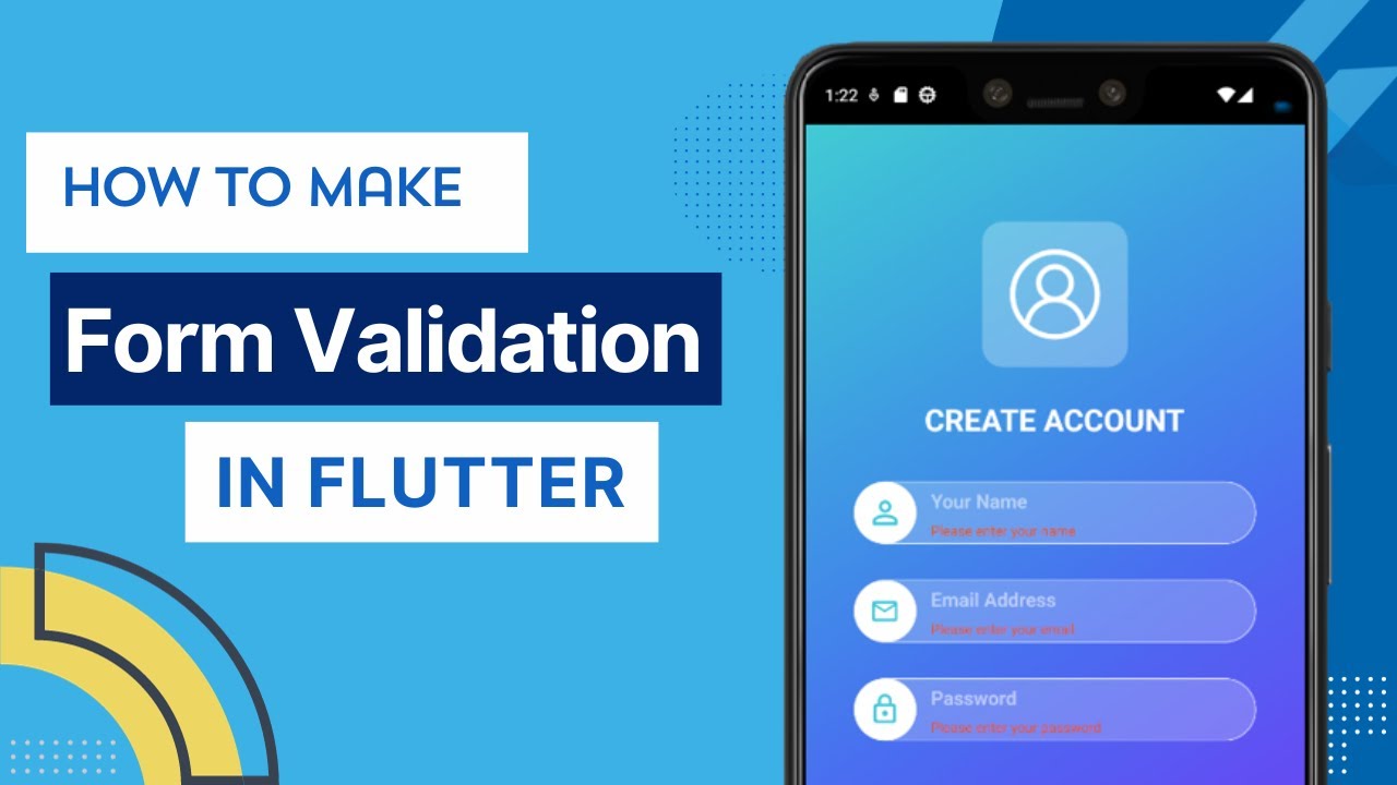 how to make form validation in flutter | flutter textFormField validate