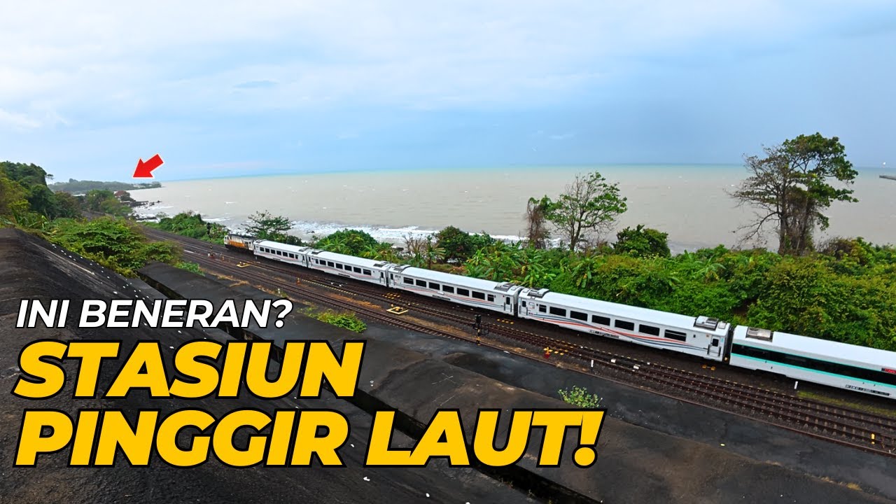 JARANG ORANG TAHU! Stasiun Plabuan Batang yang Berada di Pinggir Laut Jawa