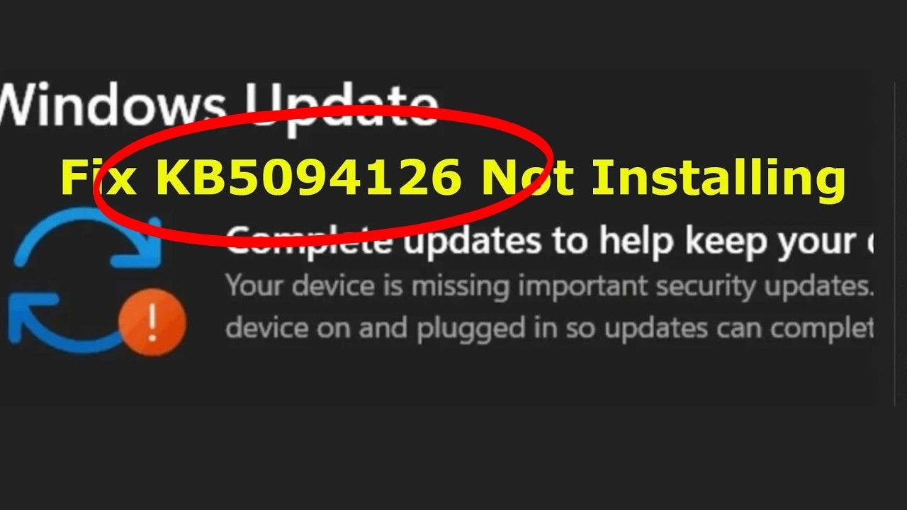 Как исправить ошибку установки обновления Windows 11 KB5094126: на устройстве отсутствуют важные ...