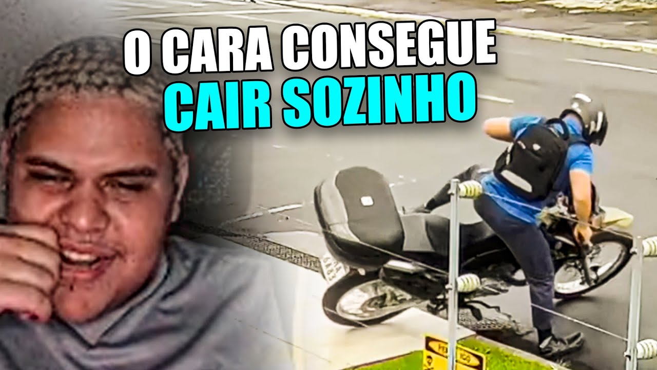 JMDECK REAGINDO: QUEDAS DE MOTO (EP. 152) - sozinho kkkkkkkk