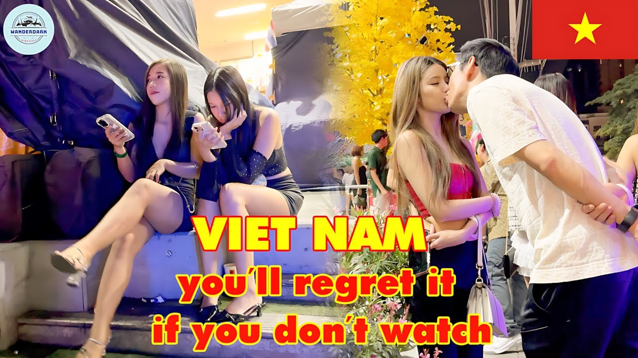 Vietnam Saigon Ho Chi Minh City Nightlife Street Scene | So Many Beautiful Girls! - Nightlife