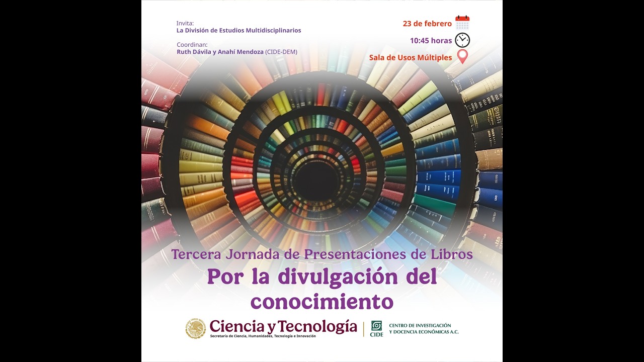 Tercera jornada de presentaciones de libros: “Por la divulgación del conocimiento”