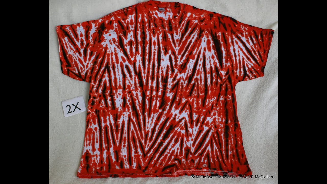 Tie Dye a Tiger Stripe Tee