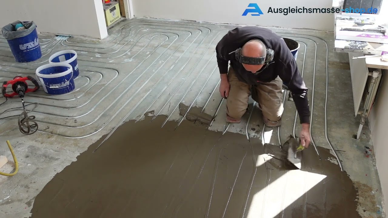 Fußbodenheizung fräsen und schließen. So geht es richtig mit Uzin PE 360 plus!