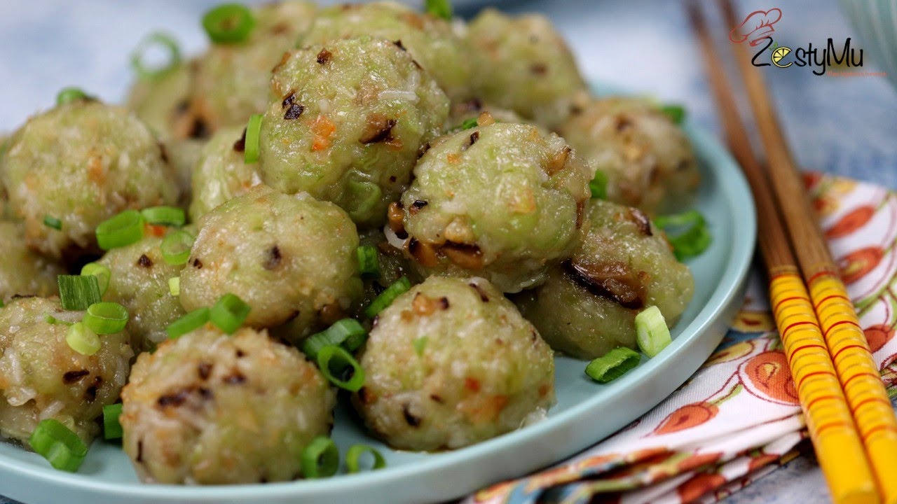 Chayote Dumplings | Mauritius Niouk Yen | Chokos Dim Sum | Boulette Sousou