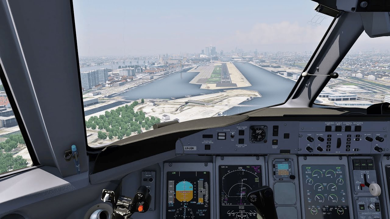 London City Cranding | FlyJSim Q4XP | XP12