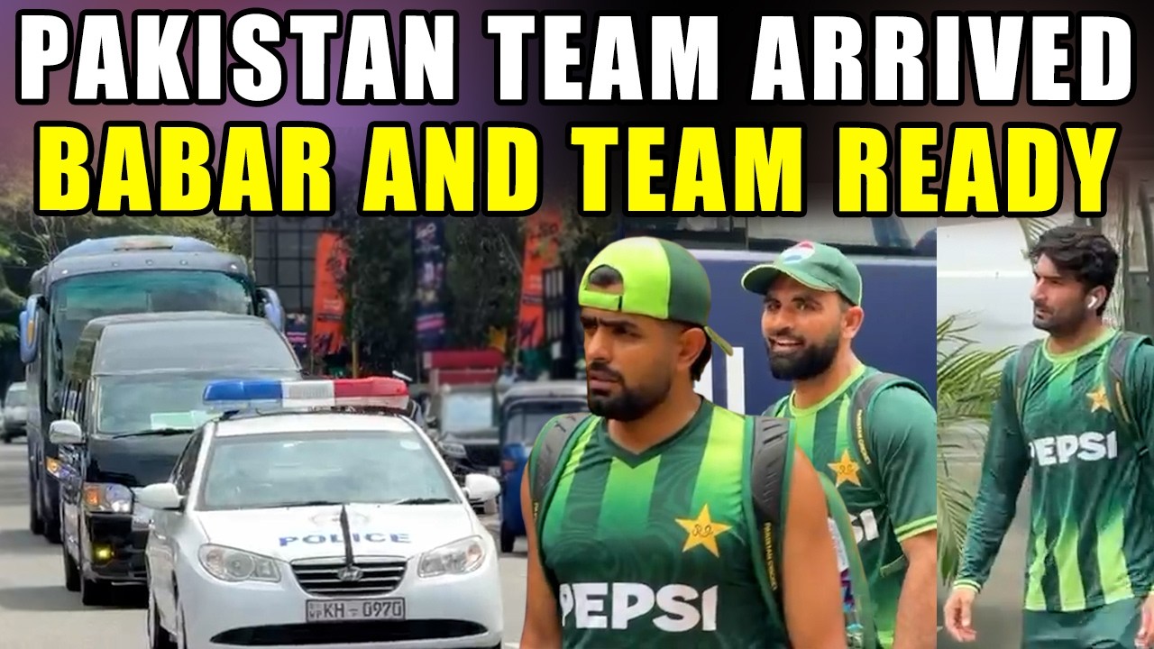 Pakistan and Namibia Teams Arrived at SSC Stadium for the Big Clash