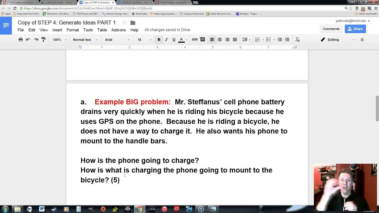 STEM:  STEP 3 Identifying Sub Problems
