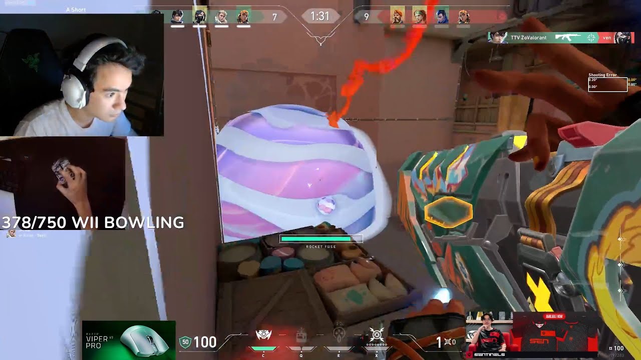 Top 0.1% raze main -MVP! SEN ZEKKEN RAZE VALORANT RANKED GAMEPLAY