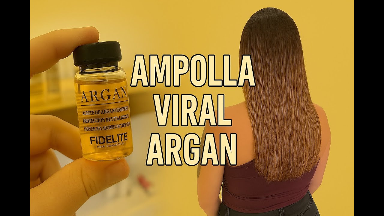 Probando la ampolla VIRAL de ARGAN y ESTE fue el resultado 😱💆‍♀️ #nutricioncapilar #hair