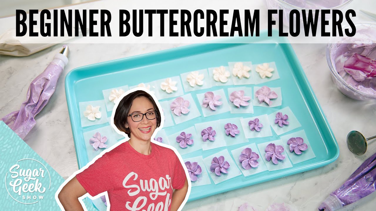How to make easy 5 petal buttercream flowers