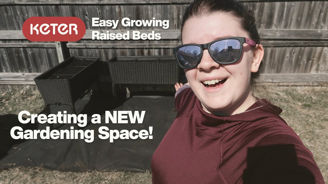 Creating a New Garden Space with Keter Easy Growing Raised Beds!